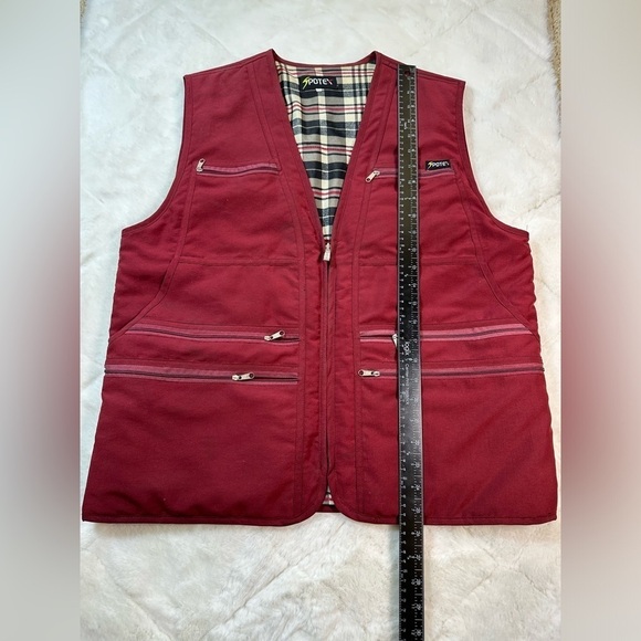 Spotex men’s XXL Multi pocket red vest sport hobby tactical photography farm - Picture 4 of 6